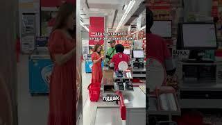 OJEK NANGIS DI SUPERMARKET!