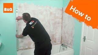 How to tile a bath splashback part 1: preparation