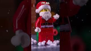 Lego City Christmas Santa Claus singing in the snow #lego #legofilm #animation #stopmotion