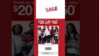 JCPENNEY $20 off of $50 #jcpenny #deal #discount #holidayshopping #lastminutegiftideas #savingmoney