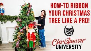 MASTER THE ART OF RIBBON FOR CHRISTMAS TREES – DESIGNER-LEVEL TIPS! | WATCH THIS BEFORE YOU DECORATE