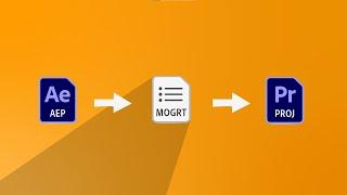 How to turn after effects Graphics Into a [MOGRT] for Premiere Pro|