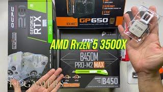 AMD Ryzen 5 3500X msi B450M PRO-M2 MAX RTX 2060 Segotep PRIME M Gaming PC Build