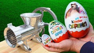 🟢 Kinder Surprise vs Meat Grinder - Experiment