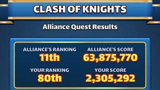 Empires & Puzzles - Playing Clash Of Knights Alliance Quest And Results