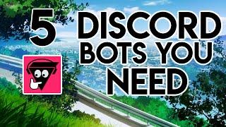 5 Discord bots you NEED to have | 2018