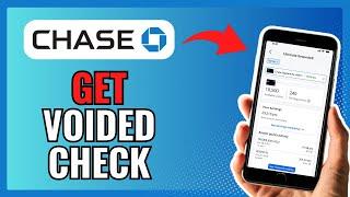 How To GET A VOIDED CHECK From CHASE APP 2024!