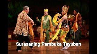 Surasaning Pambuka Tayuban