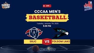 Santa Rosa Junior College vs Folsom Lake College Men's Basketball LIVE 1/7/24