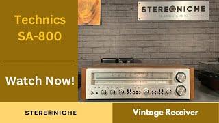 Technics SA 800 Vintage Receiver Review - Stereo Hi-Fi