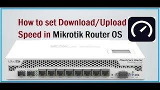 Mikrotik Router OS Internet Speed Limit and Time schedule configuration