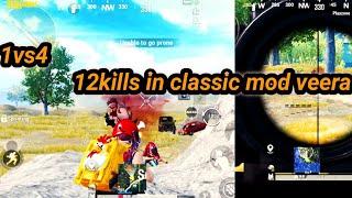 1vs4 12killing in classic mod veera gaming yt veera gaming yt/2 September 2020