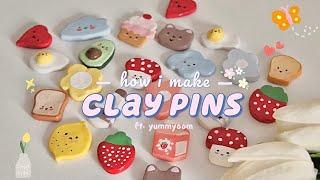 Nasıl Kil Broşlar Yapıyorum? / How i make clay pins 