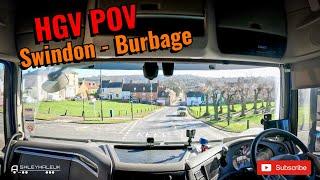 HGV POV - HGV Driver in Narrow Lanes - DAF XF 480