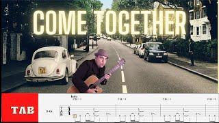 Come Together | Fingerstyle | The Beatles guitar cover with Tabs