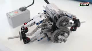 I tried to build off road front steering suspension using lego technic