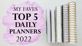 MY TOP 5 DAILY PLANNERS for 2022!