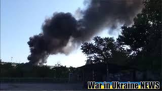 The Ukrainian army destroyed the Russian ammunition depot in the city of Alchevsk War in Ukraine NEW