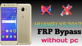 Huawei Y5 2017 MYA-L22 Frp bypass  ver 6.0 without pc #tech #software