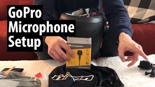 How to use PowerDeWise lavalier lapel microphone with GoPro 7 Black