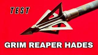 GRIM REAPER HADES 4 BLADE, 125 gr Broadhead Test