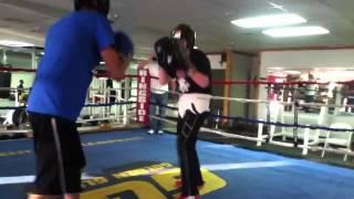 Victor pando sparring