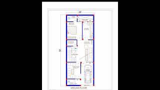 20X 50 ka house  plan please like and follow me 