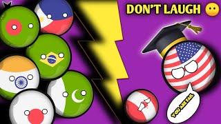 Countries In English Class  | [ Funny And Interesting  ] | countryballs #english