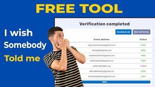 How to Verify Bulk Email Addresses for Free: Best Valid Email Checker And Free Email Validator Tool