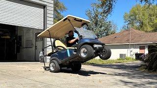 Building a ridiculously fast Golf Cart. 70+ mph. wheelies on demand