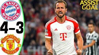 Bayern Munich vs Manchester United 4-3 - All Goals and Highlights - 2023  HARRY KANE