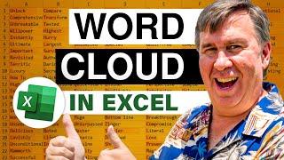 Excel Word Cloud Using Copilot And Python In Excel - Episode 2656