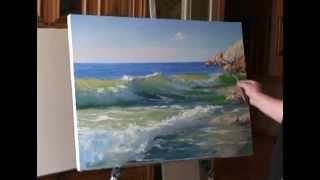 FREE! Full video "transparent wave" painter Igor Sakharov