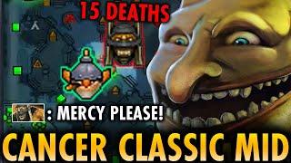 NEW CANCER CLASSIC MID DOTA 1 STYLE!! TECHIES VS SHAMAN 100% DESTROYED NO MERCY | Techies Official