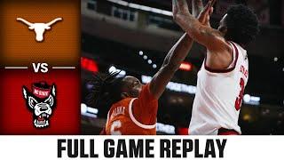 Texas vs. NC State Full Game Replay | 2024-25 ACC Men's Basketball