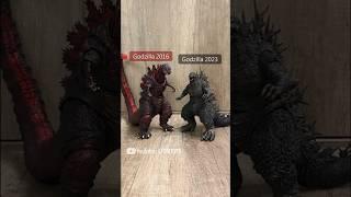 Various sizes of S.H.MonsterArts Godzilla 各種SHM哥吉拉尺寸比較 #shorts