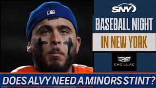 Would a trip back to Triple-A benefit the struggling Francisco Alvarez? | Baseball Night in NY