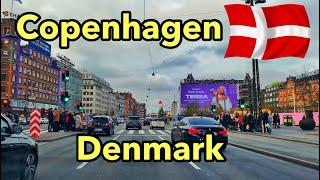 Copenhagen In winter ️ - Denmark || 2022 - Driving In Denmark || 4k UHD 60fps