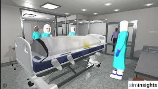 VR based training and assessment simulations for clinicians for emerging infectious disease training