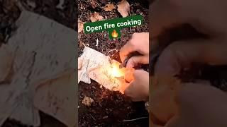 open fire cooking| camping adventure| #camping #campingasmr #adventure #travel
