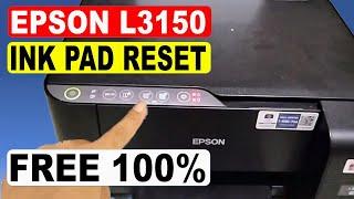 Epson L3150 Resetter Free Download Adjustment Program | Epson L3250 ink pad needs service