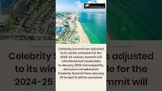 Celebrity Shortens Summit’s 2024 25 Program In San Juan | CruiseBooking.com News | Shorts