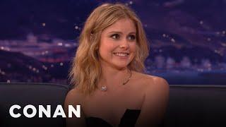 Rose McIver: New Zealand Accents Are Ugly | CONAN on TBS