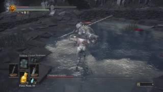 DARK SOULS 3 - Parrying Champion Gundyr to death