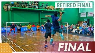 HARI/SAHASRA VS GANESH/DILEEPAN: SOUTH INDIAN INVITATIONAL BADMINTON TOURNAMENT 2024