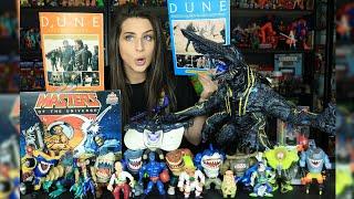 Wicked toy show haul - He-man, DUNE, Street Sharks, Godzilla ++