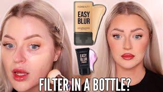 HUDA BEAUTY EASY BLUR FOUNDATION + PRIMER WEAR TEST!