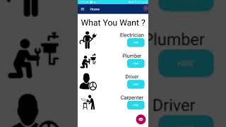 Home Service Provide Android App | Final Year Android Project with Source Code and Report #shorts