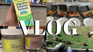 VLOG: weekly vitamin reset, feeding the duck attack, refrigerator cleaning motivation & workout