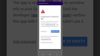 send Email using Gmail Api OAuth2.0 on Android